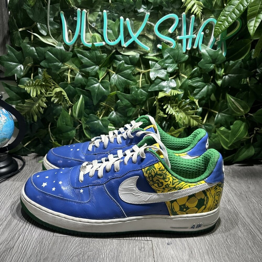 Nike Air Force 1 Premium Collection Royale Ronaldinho Size 15